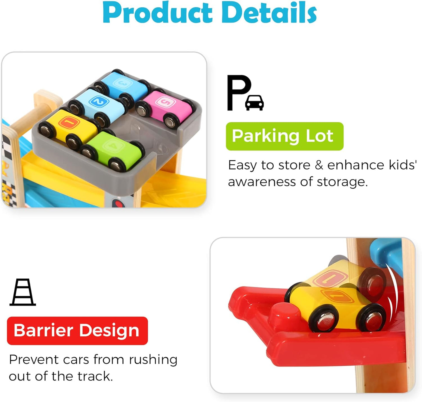 EduTrack™ - Early Education Four-layer Track Pulley Educational Toy