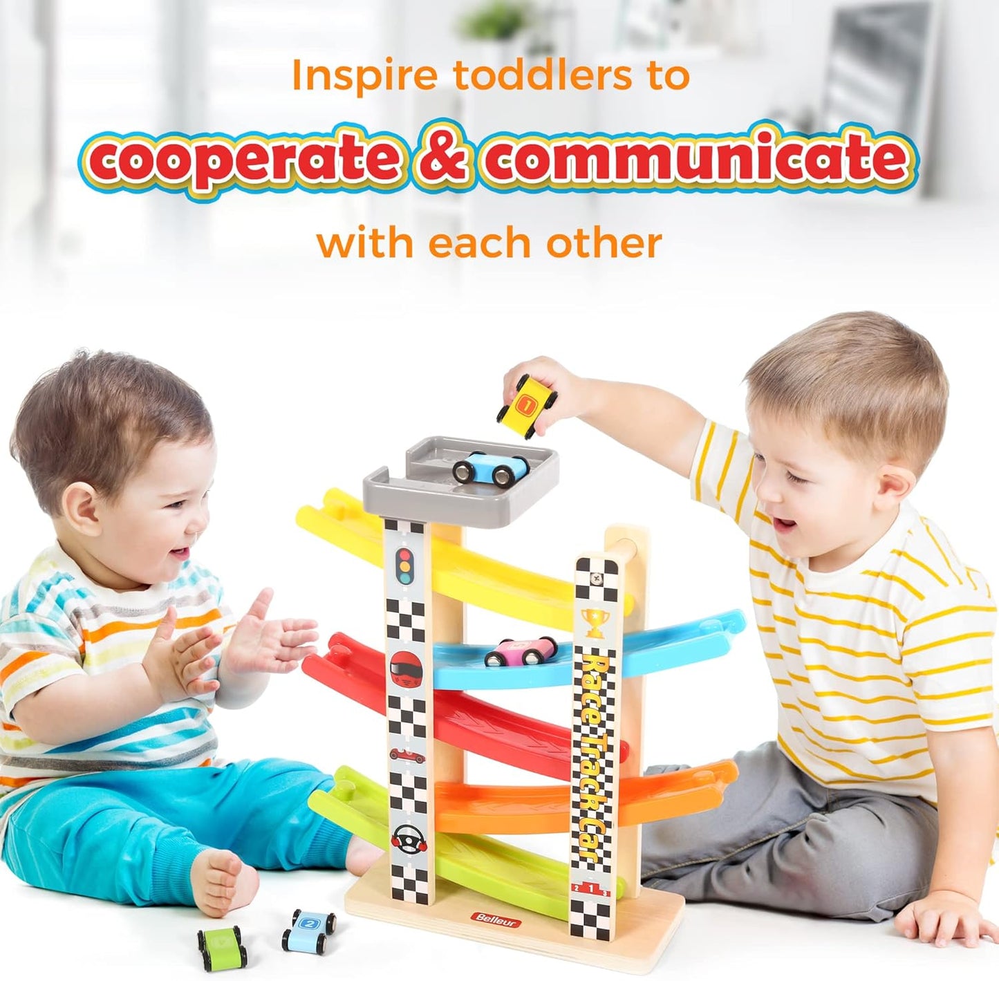 EduTrack™ - Early Education Four-layer Track Pulley Educational Toy